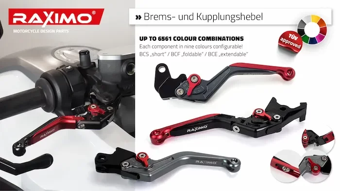 Raximo brake lever and clutch lever