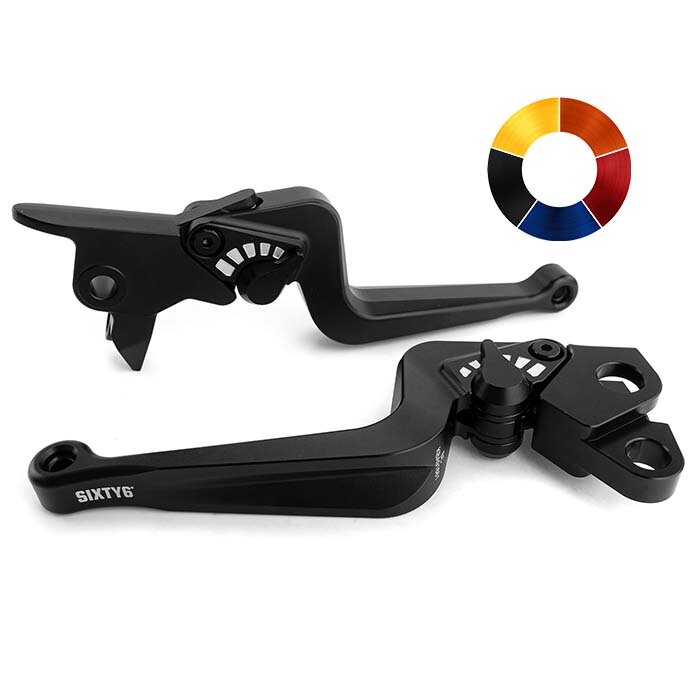 SIXTY6 brake lever and clutch lever colors sample