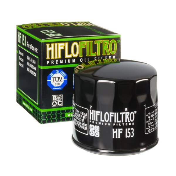 Oilfilter HIFLO HF153 for Ducati 848 Evo Corse SE (H6) 2012