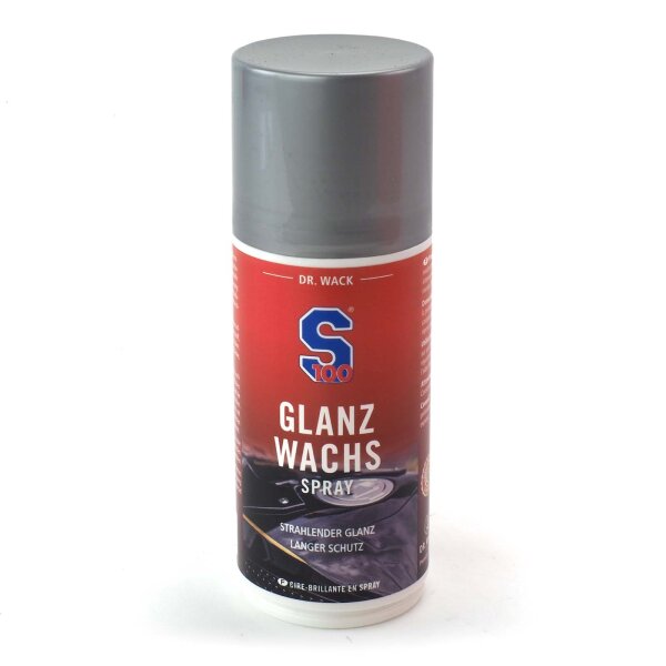 S100 Gloss-Wax Spray Polish Fairing Plastic Chrome