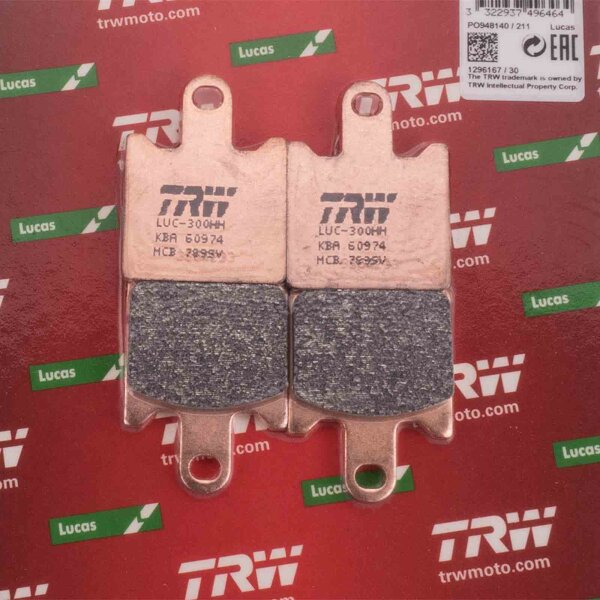 Front Brake Pads Lucas TRW Sinter MCB789SV for Kawasaki ZX-6R 600 R Ninja ZX600R 2012