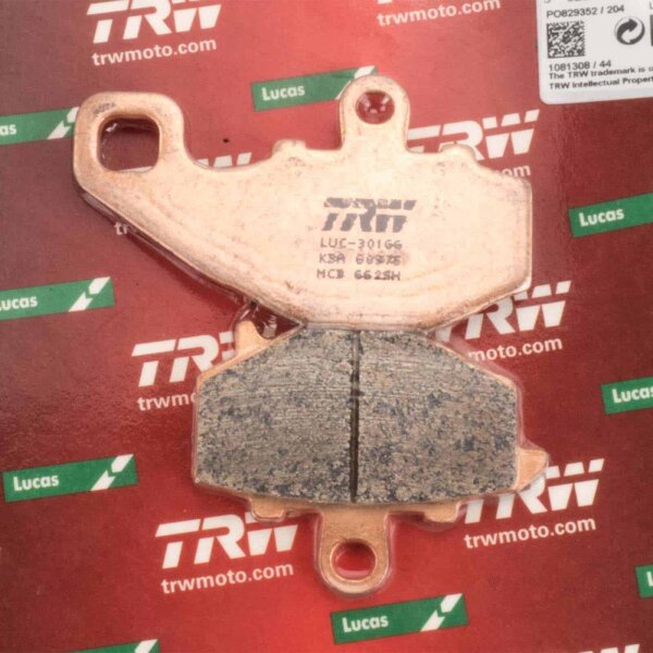 Rear Brake Pads Lucas TRW Sinter MCB662SH for Kawasaki ER-F 650 E EX650E 2013