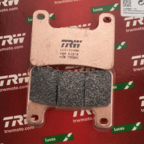 Front Brake Pads Lucas TRW Sinter MCB752SV for Kawasaki ZX-10R 1000 K Ninja ABS ZXT00J 2012