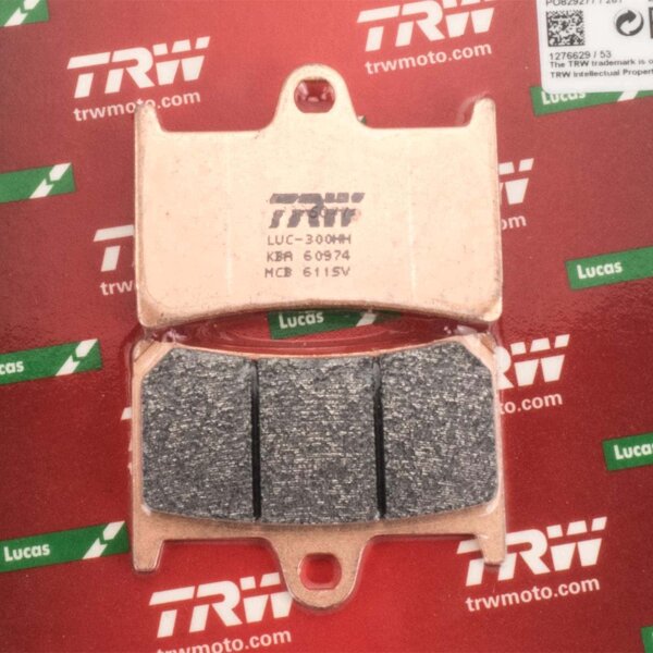 Front Brake Pads Lucas TRW Sinter MCB611SV for Yamaha FZ1 S Fazer RN16D 2012