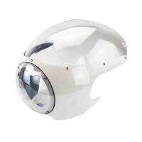 Cafe Racer Upperfairing Cockpit with Windscreen white for Model:  