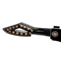 2 pcs.12V LED MotorcycleTurnlights smoke with E-Mark for Model:  