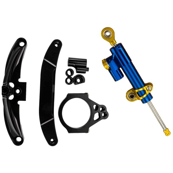 Steering Damper with Mounting Kit blue