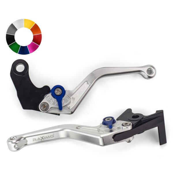 RAXIMO BCS Brake Lever and Clutch Lever shorty T&U for Aprilia Shiver 750 SL ABS RA 2012