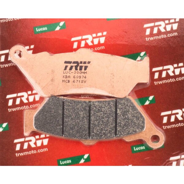 Front Brake Pads Lucas TRW Sinter MCB671SV for BMW F 650 GS ABS (E650G/R13) 2007