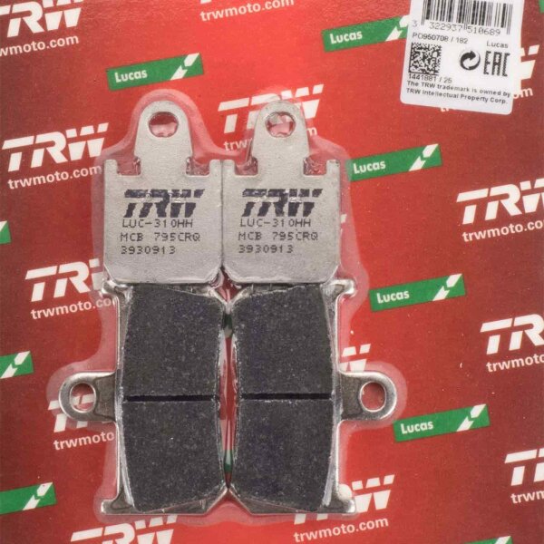 Racing Brake Pads front Lucas TRW Carbon MCB795 CR for Yamaha YZF-R1 RN22 2014
