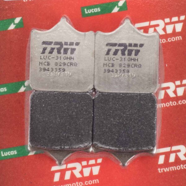 Racing Brake Pads front Lucas TRW Carbon MCB829CRQ for Triumph Speed Triple 1050 ABS 515NV 2014