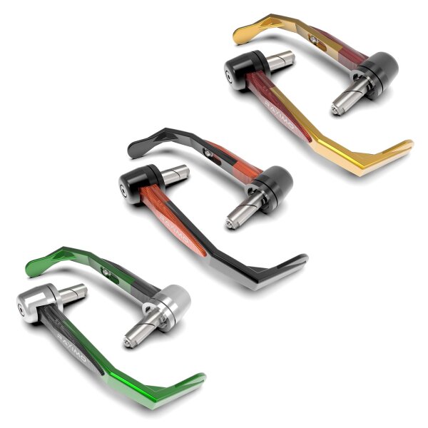 Raximo Lever Guard Set T&Uuml;V approved for Kawasaki ZZR 600 D ZX600D 1990