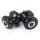 Black Bobbins Swingarm Spools 6 mm for Aprilia RS 660 Limited Edition KS 2022