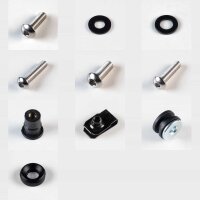 Fairing Bolts Screw Set OEM Style silver style 1