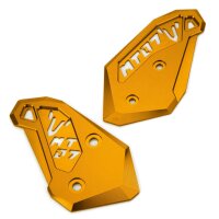 CNC Aluminum Heel Guard Gold