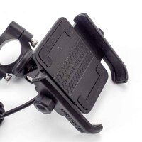 Cell Phone Smartphone Holder  for Motorcycle Alu with USB