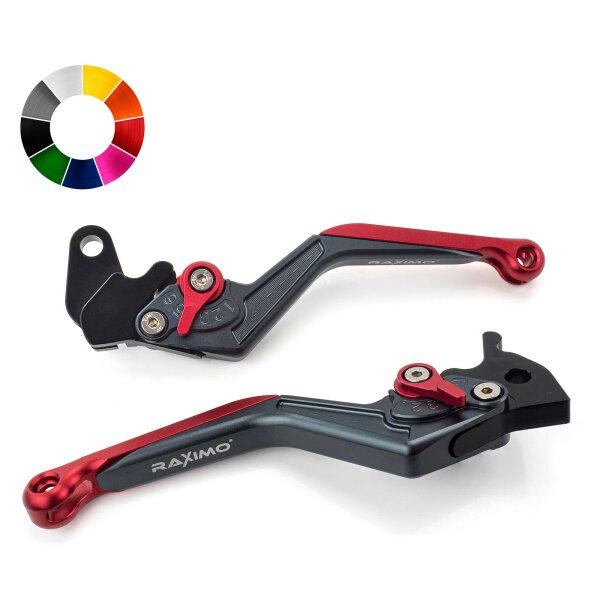 RAXIMO BCE Brake lever Clutch lever set long T&amp;Uum for Ducati Scrambler 800 Nightshift 5K 2023