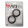 Fork Seal Ring Set 40 mm x 52/52,7 mm x 10/10,5 mm for Aprilia RS 125 Extrema Replica GS 1993
