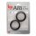 Fork Seal Ring Set 40 mm x 52/52,7 mm x 10/10,5 mm for Aprilia RS 125 Extrema Replica GS 1992