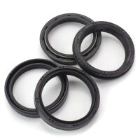 Fork seal ring set with dust cap 47mm x 58mm x10 mm for Model:  Triumph Bonneville 1200 Bobber black DV01 2016-2021