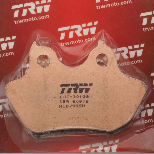 Rear Brake Pads Lucas TRW Sinter MCB799SH for Harley Davidson Softail Standard EFI 88 FXSTI 2006