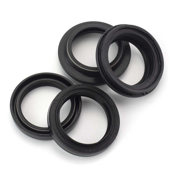 Fork seal ring set with dust cap 36mm x 48mm x 9,5 for Yamaha XV 500 SE Special 26R 1983-1984