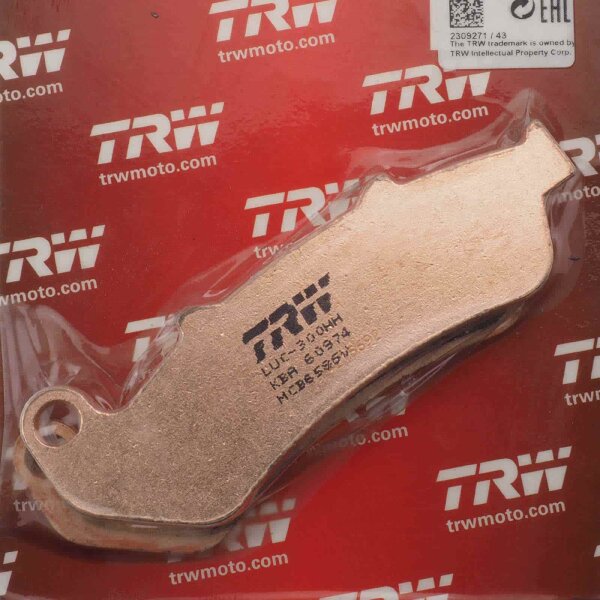Front brake pad Sinter TRW MCB658SV for Honda CRF 1000 LD DCT Africa Twin SD06 2017-2019