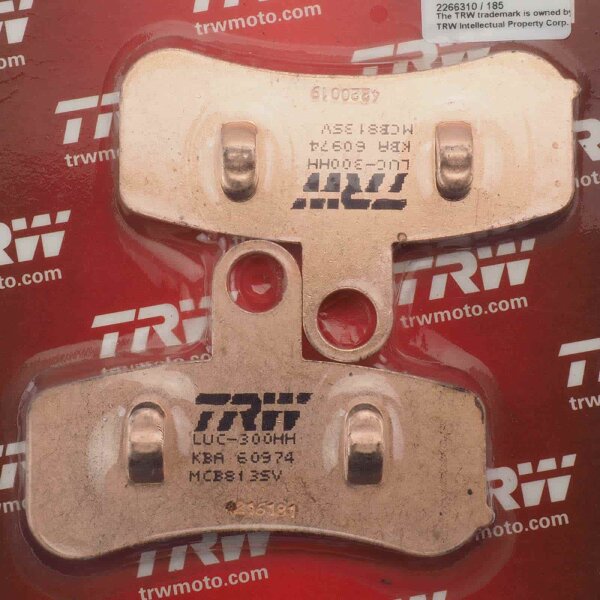 Front brake pad Sinter TRW MCB813SV for Harley Davidson Softail Deluxe 96 FLSTN 2010