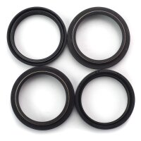 Fork seal ring set with dust cap 49 mm x 60 mm x10 mm for Model:  Suzuki DR Z 400 BE1111 2000-2004