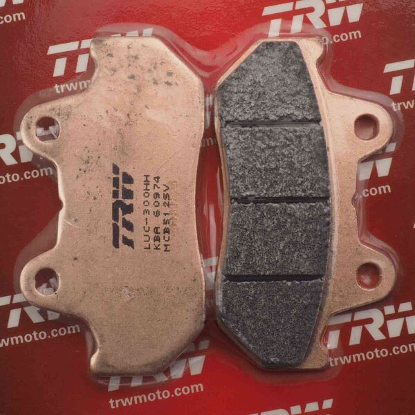 Front Brake Pads Lucas TRW Sinter MCB512SV for Honda XL 600 V Transalp PD06 1996