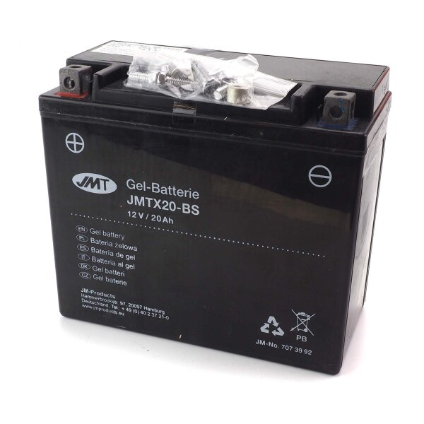 Gel Battery YTX20-BS / JMTX206-BS for Harley Davidson FXR Low Rider Custom 1340 FXLR 1990