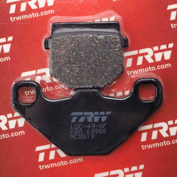 Rear brake pads TRW Lucas MCB519 for Aprilia Tuono 125 KC 2018