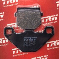 Rear brake pads TRW Lucas MCB519, 23,00 € for Peugeot Speedfight 2