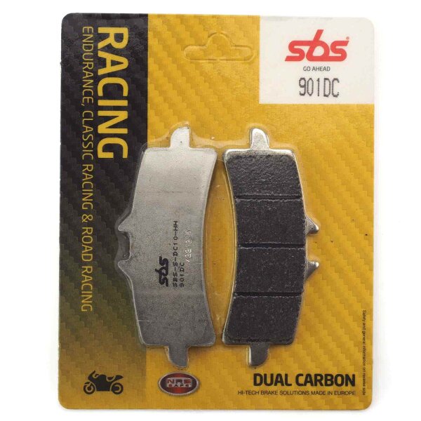 Racing brake pads front SBS Dual Carbon 901DC for Honda CBR 1000 RR Fireblade SC59 2012