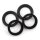 Fork seal ring set with dust cap 41 mm x 54 mm x 1 for Harley Davidson Softail Deuce EFI 88 FXSTDI 2001