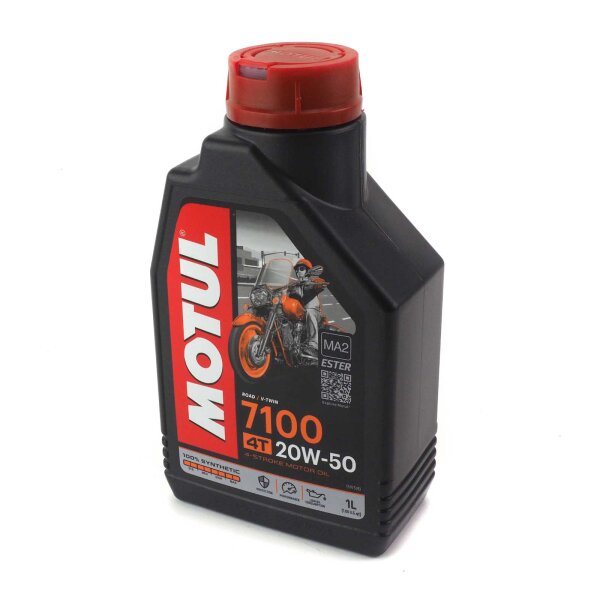 Engine oil 20W50 4T 1liter Motul synthetic 7100 for Harley Davidson Sportster Custom 1200 XL1200C 2004