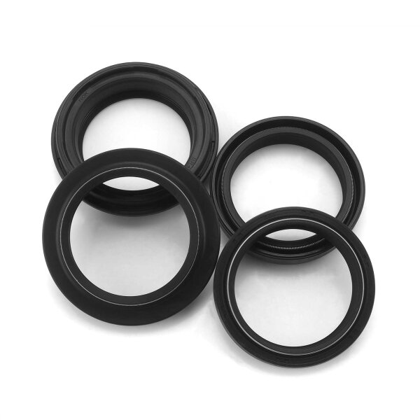 Fork seal ring set with dust cap 41 mm x 53 mm x 1 for Kawasaki ER 6N 650 E ER650E 2015