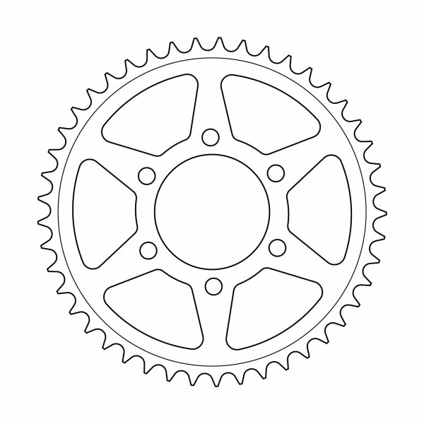 rear sprocket steel 44 teeth for Suzuki GSF 1200 S Bandit WVA9 2003