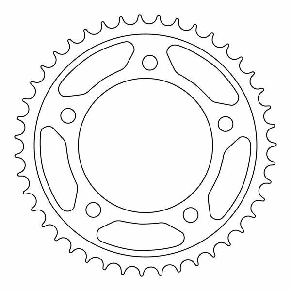 Rear sprocket steel 43 teeth