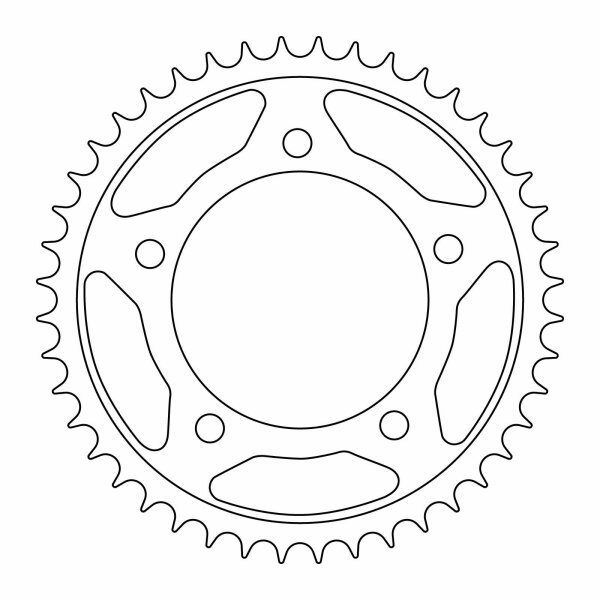 Rear sprocket steel 44 teeth for Honda XL 1000 VA Varadero ABS SD02 2004