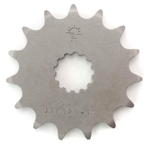 Sprocket steel front 15 teeth for Suzuki DL 650 V Strom WVB1 2010