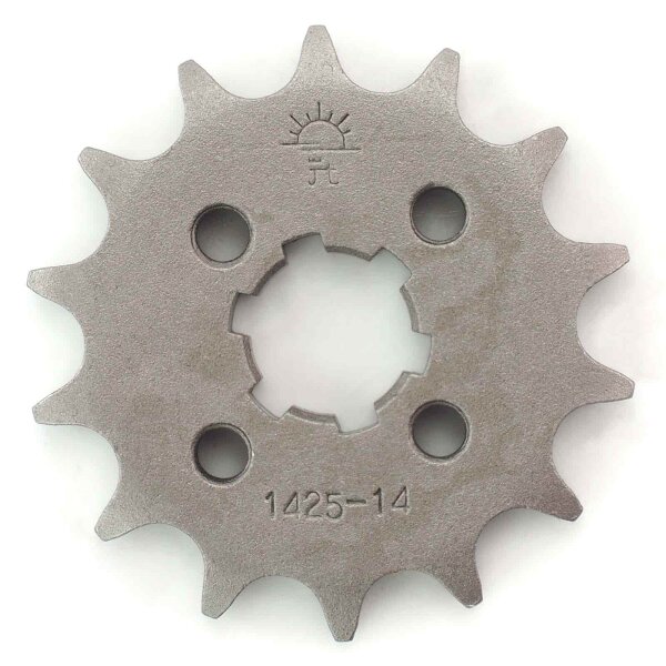 Sprocket steel front 14 teeth for Suzuki GT 125 GT 125 1974-1978