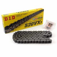 Motorcycle Chain D.ID X-Ring 520VX3/116 with rivet lock for Model:  KTM Enduro 690 2009