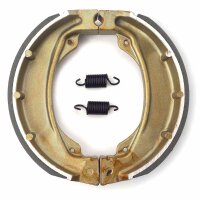 Brake shoes with springs for Model:  Honda XBR 500 S PC15 1985-1990