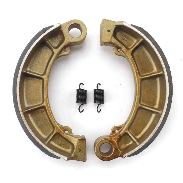 Brake shoes with spring