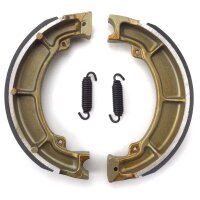 Brake shoes with springs for Model:  Kawasaki W 650 A C EJ650A 1999-2006