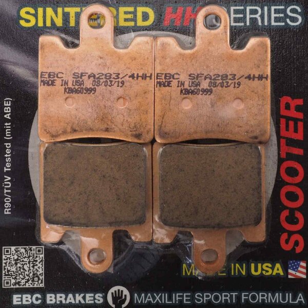 Brake pad sinter Scooter, EBC SFA283/4HH