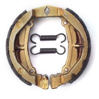 Brake shoes with springs grooved for Model:  Kawasaki KLX 110 R C 2023