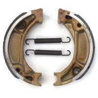 Brake shoes with springs grooved for model: Honda CR 80 R HE02 1981