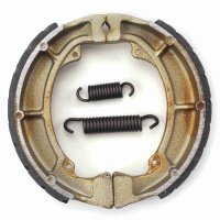 Brake shoes with springs grooved for Model:  Kawasaki KL 250 KL250A 1980-1983